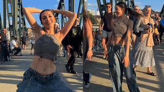 Woman Dances On Yimmy Yimmy Amid Videshi Public; Desis Call It ‘Embarrassing’ | Viral Video